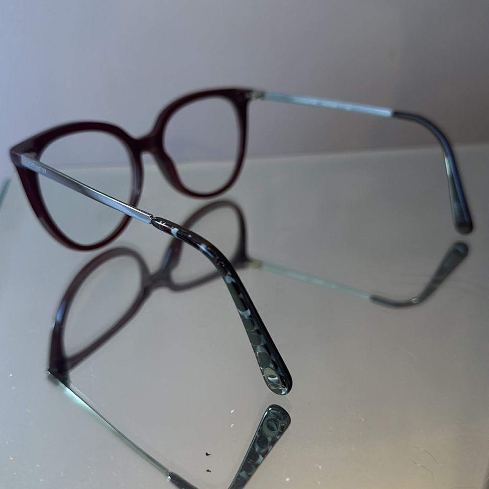 👓 Coach 5509 prescription replacement frames of blood red - Picture 8 of 15